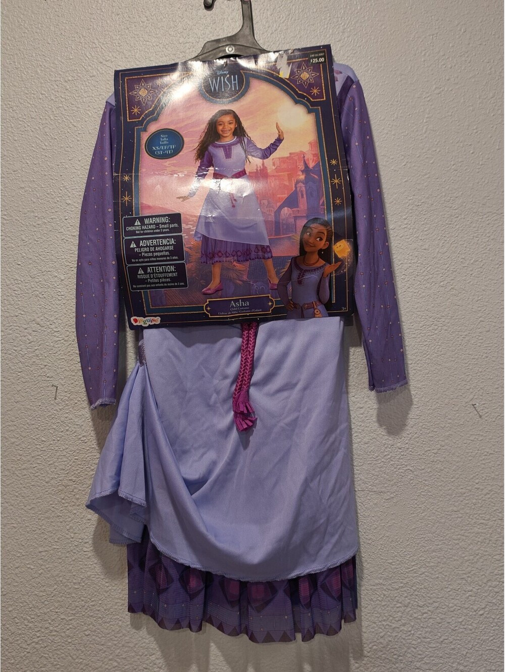 Disney Wish Asha Costume Dress for Kids